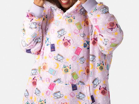 Popsy Pop-On Oversize Slouchy Print Hoodie Sale