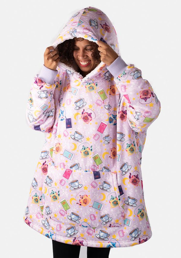 Popsy Pop-On Oversize Slouchy Print Hoodie Sale