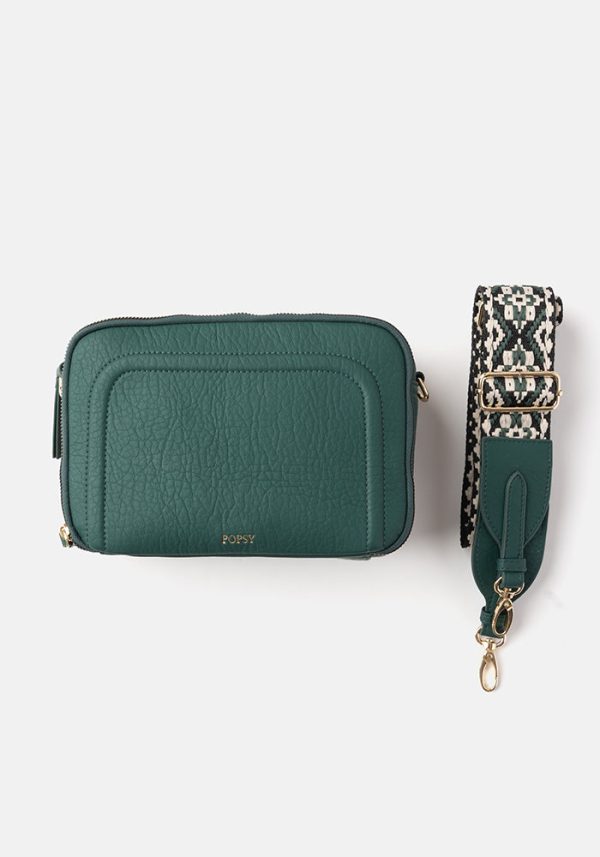 Soft Premium Green Cross Body Bag For Sale