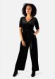 Noir Black Velvet Jumpsuit Online Sale