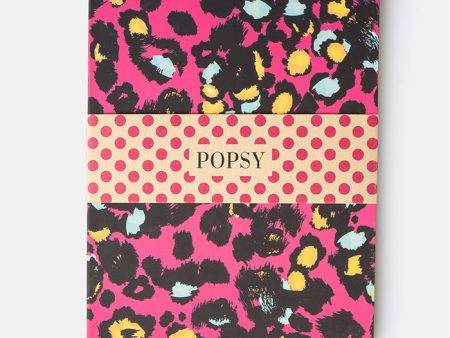 Popsy Pink Animal Print Notebook Online