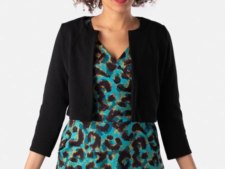 Evita Black Bolero Jacket Cheap