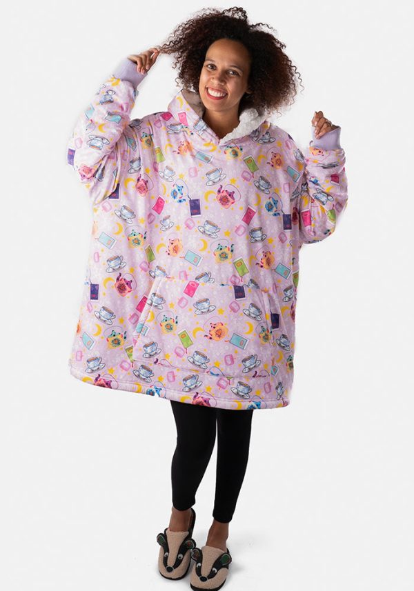 Popsy Pop-On Oversize Slouchy Print Hoodie Sale