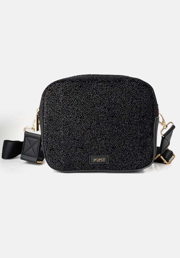 Black Sparkle Camera Bag Sale