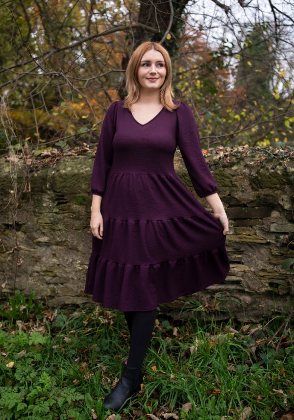 Hattie Plum Tiered Hem Dress Hot on Sale