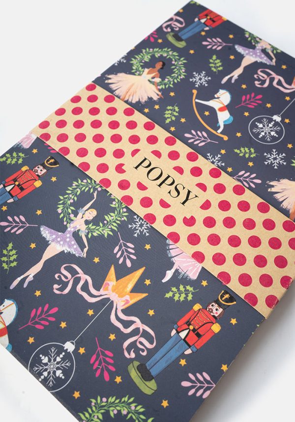 Popsy Ballerina Nutcracker Print Notebook Fashion