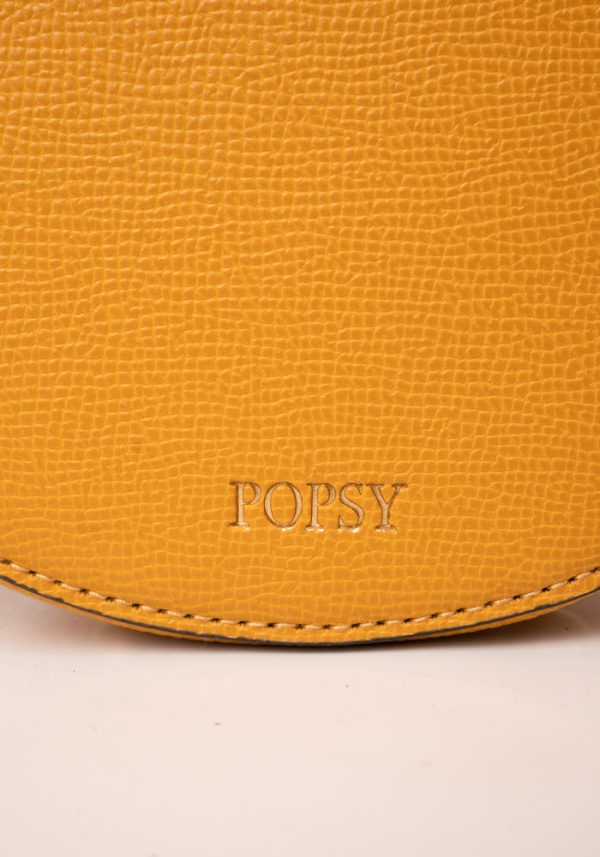 Round Mustard Premium Cross Body Bag Supply