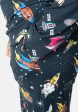 Super Nova Spaceships Print Pyjama Set Hot on Sale