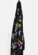 Large Midnight Botanical Print Towel Sale