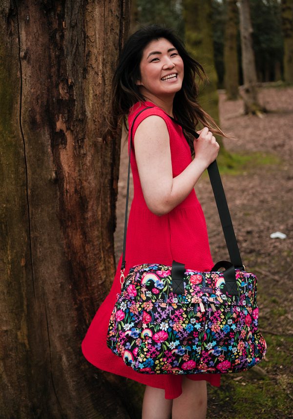 Rainbow Floral Print Holdall Online Hot Sale