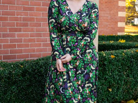 Avalie Stoats Print Midi Dress Hot on Sale