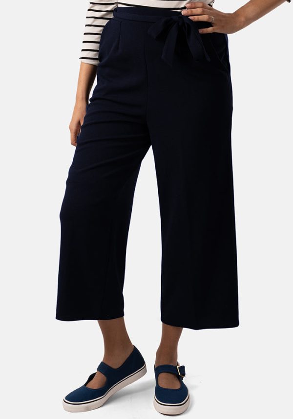 Myleene Navy 3 4 Leg Trouser Supply