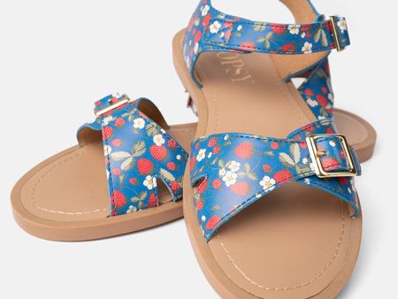 Strawberry Print Popsy Sandals For Discount