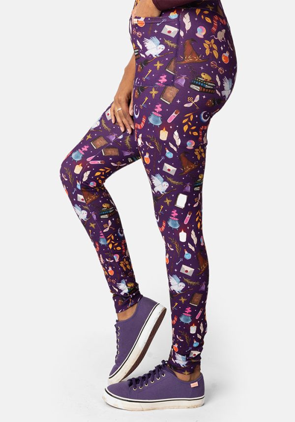 Rene Wizard Print Popsy Leggings Fashion