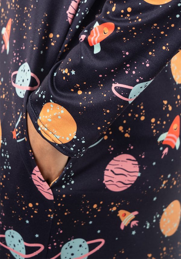 Mandy Space Print Nightshirt Online Sale