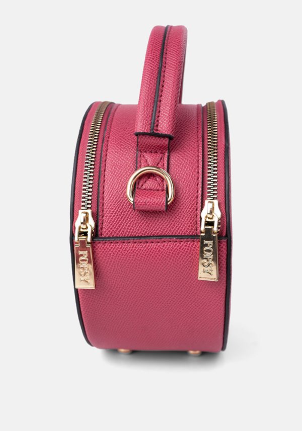 Round Pink Premium Cross Body Bag on Sale