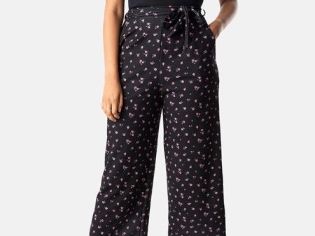 Teresa Ditsy Floral Culotte Leg Trousers on Sale