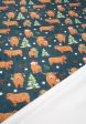 Pop-under Christmas Cows Print Plush Blanket For Cheap