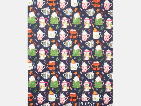 Christmas Mug Print Hand Towel Cheap