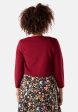 Evita Wine Bolero Jacket For Cheap