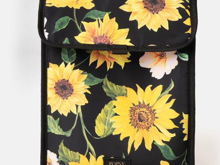 Sunflower Print Popsy Lunch Bag For Sale