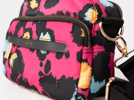 Pink Animal Print Cross Body Bag Sale