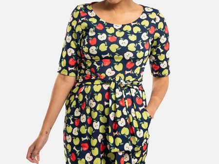 Ana Apple Print Dress on Sale