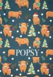 Christmas Cows Print Hand Towel For Cheap