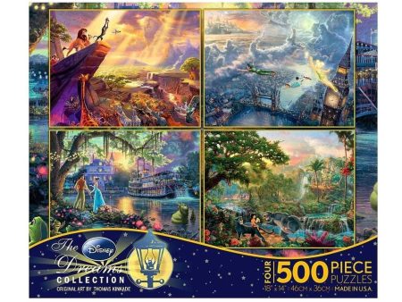 500pc Kinkade Disney  4in1 S1 Online Sale