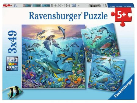 3x49pc Ocean Life Puzzle on Sale