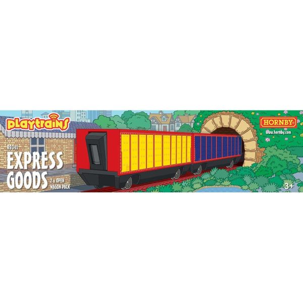 EXPRESS GOODS 2 X OPEN WAGON PACK Hot on Sale