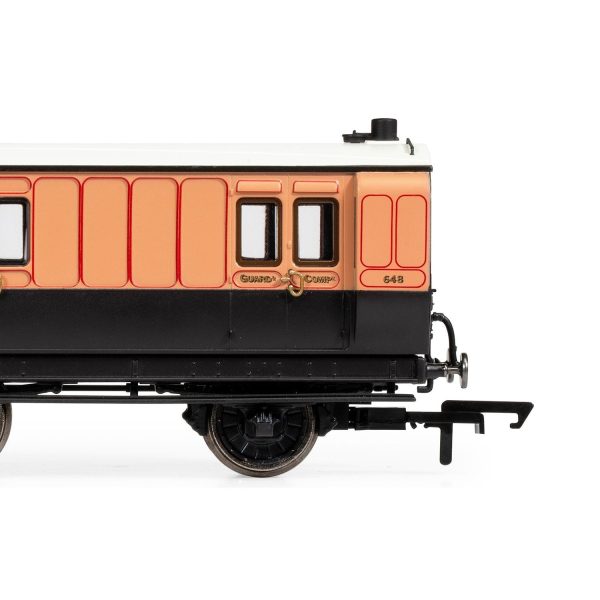 LSWR 6 WHEEL COACH 3RD CLASS 648  ERA 2 For Discount