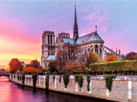 1500pc Picturesque Notre Dame Puzzle Online Hot Sale