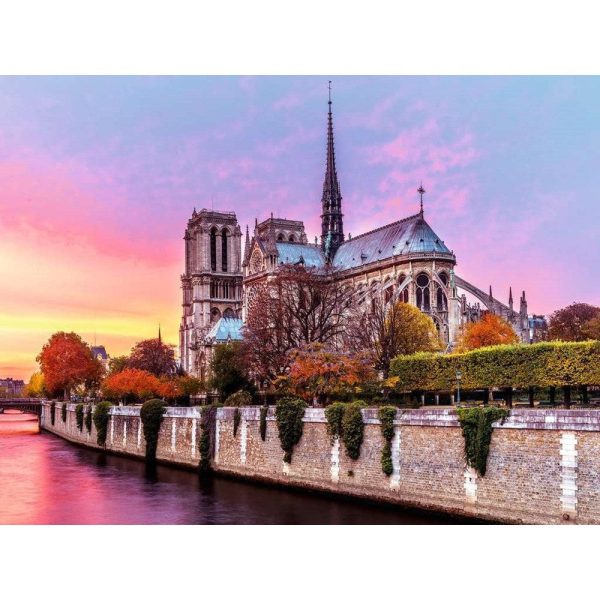 1500pc Picturesque Notre Dame Puzzle Online Hot Sale