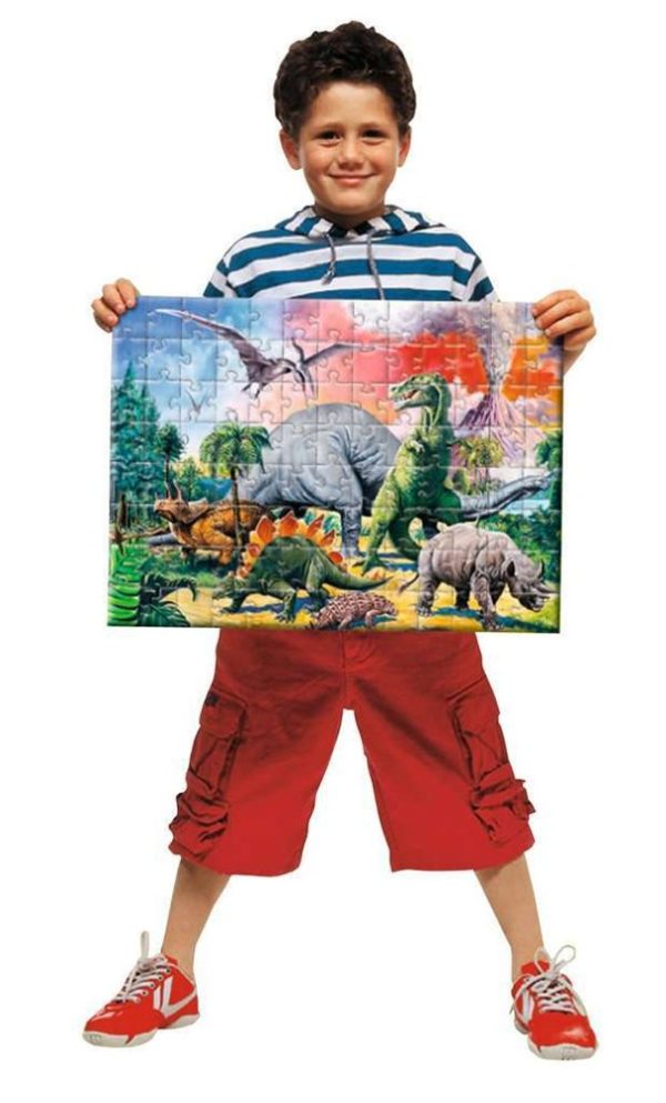 100pc Among the Dinosaurs Puzzle Sale