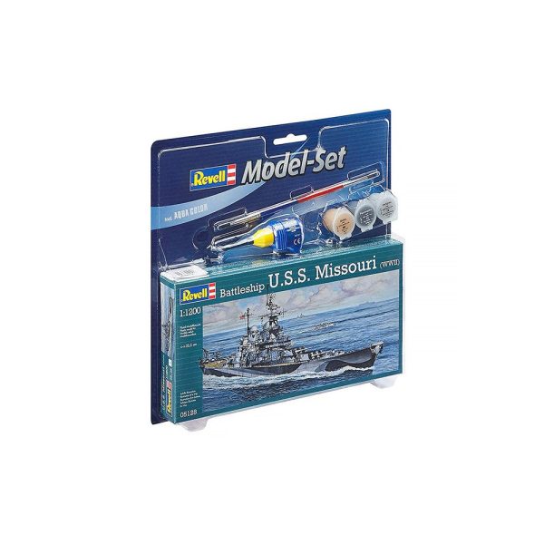 1 1200 Battleship USS Missouri (WWII) Model Set For Sale