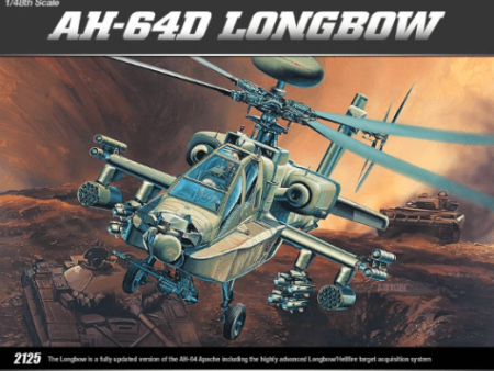 Academy 12268 1 48 AH64D Longbow Apache Plastic Model Kit Online Hot Sale