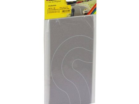 HO Country Road Curve Grey 2pcs Hot on Sale