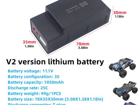 3S 11.1V 1050mAh Battery [B3105] For Sale