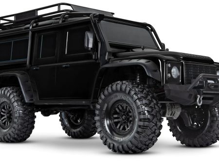 1 10 Trx4 Land Rover Defender 4Wd Rc Trail Crawler Black For Cheap