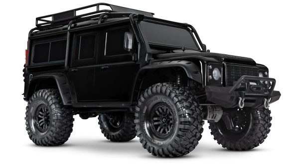 1 10 Trx4 Land Rover Defender 4Wd Rc Trail Crawler Black For Cheap