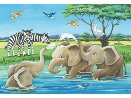 2x12pc Baby Safari Animals Puzzle Online