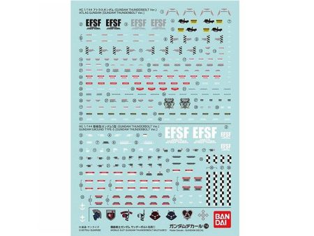 GUNDAM DECAL 114 MOBILE SUIT GUNDAM THUNDERBOLT MULTIUSE 1 Online now