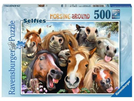 500pc Horsing Around Puzzle on Sale