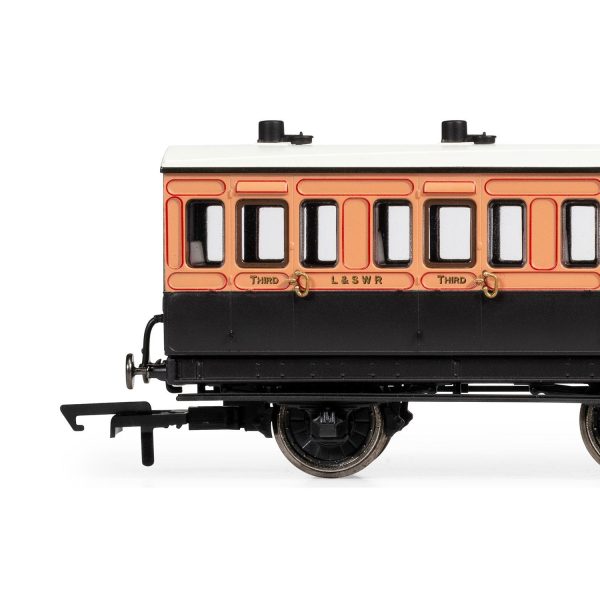 LSWR 6 WHEEL COACH 3RD CLASS 648  ERA 2 For Discount