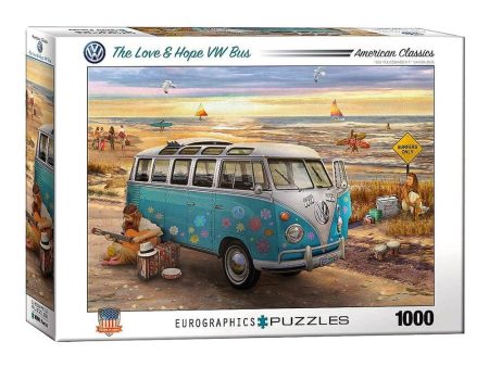 1000pc American Classics Love VW Bus Discount