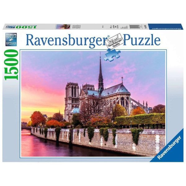 1500pc Picturesque Notre Dame Puzzle Online Hot Sale