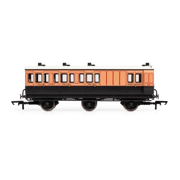 LSWR 6 WHEEL COACH 3RD CLASS 648  ERA 2 For Discount