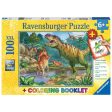 100pc World of Dinosaurs and Colouring Book For Discount