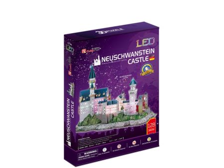 128pc Neuschwantstein Castle 3D LED For Discount